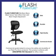 thumbnail image 2 of Mid-Back Black Mesh Swivel Task Office Chair with Back Height Adjustment, 2 of 3