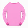 thumbnail image 6 of TOWED22 Cute Baby Girl Clothes Long Sleeve Print Sweatshirt Top and Pants Set Toddler Girl Fall Outfits Size:6-7 Y,Color:Pink, 6 of 6