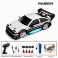 thumbnail image 1 of AIGIA 1:24 Scale RC Drift Car 4WD 2.4GHz 30KM/H High Speed Racing Sport Toy Car with LED Lights Racing and Drift Wheels(1/2 Pack), 1 of 5