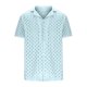thumbnail image 5 of Mens Casual de Manga Corta Botón Abajo Camisas Cuello Turndown Color Sólido Botón Blusa, Suelto Ajuste Poliéster Camisa de Verano, Lavado de Manos Casual, 5 of 7