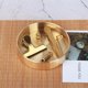 thumbnail image 1 of De De Almacenamiento De Bandeja Del Almacenamiento De Bandeja Del Organizador De Los Efectos De Escritorio Oro S Soledad Bandejas de almacenamiento de mesa redondas, 1 of 8
