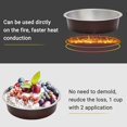 thumbnail image 3 of Mini Ramekins with Lids oz Disposable Aluminum Foil Cake Baking Tins Pans Creme Brulee Tart Pie Tins Silver Small Individual Round Containers Oven for Baking, 3 of 6
