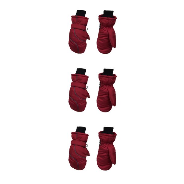 Monstrate 1 par de manoplas para niños, impermeables, de invierno, estilo Simple, equipo deportivo, herramientas de protección, Adorable Type1 NO1