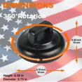 thumbnail image 5 of Zip Tie Mount Clipsic Ties Base Holder Strong Wire Cable Management For Home Office Marine Electrical Wiring (d19 40), 5 of 9