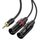 thumbnail image 1 of Cable de Audio Neewer 3.5mm a Doble XLR 3 m, 1 of 7