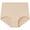 Z-2 Beige, variant on ZNQHFRE_Women's New Pure Cotton High Waist Underwear, Soft Skin-Friendly Comfortable Panties_Grey_XXL