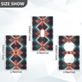 thumbnail image 7 of Yayeee Blank Wall Plate Cover 1-Gang 4.5"x2.7" Home Unused Decorative Outlet, Green Abstract, 7 of 7