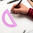 thumbnail image 6 of Ruler Geometry Set,Triangle Ruler, Protractor, Math Set,2Pack, Square Ruler, Geometry for Engineering Drawing, Design Work, Art Projects,Back To School Supplies, 6 of 9