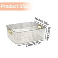 thumbnail image 3 of Yhuaoa Drawer Organizer Clear Plastic Storage Bins Bathroom Counter Organizer Pantry Organizers And Storage Stackable Storage Bins Bathroom Organizers And Storage Perfume Organizer, 3 of 8