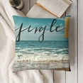 thumbnail image 3 of YINGXI Throw Pillow Covers Swimming Ring Blue Pink Cushion Case for Couch Sofa Bed Home Decor 18x18in, 3 of 5