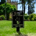 thumbnail image 2 of Glowneon Warning Sign Basenji Dog Metal Stake Yard, Warning Dog Sign, 2 of 5