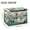 Beautiful Leaves, variant on IAUYY 42*32*30cm Storage Bin with Lid Storage Boxes with Handles,300D Oxford Fabric+Hollow Board Applicable to Clothes Storage Office Storage,Beautiful Blue-green Color