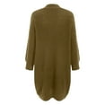 thumbnail image 5 of felwors Womens Long Cardigans Lightweight Open Front Long Sleeve Cardigan Sweater Khaki, S, 5 of 5