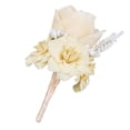 thumbnail image 1 of Ramo de flores para boda, ramo de flores de seda para muñeca, ramillete de rosas, decoración del hogar, dormitorio champán, 1 of 9