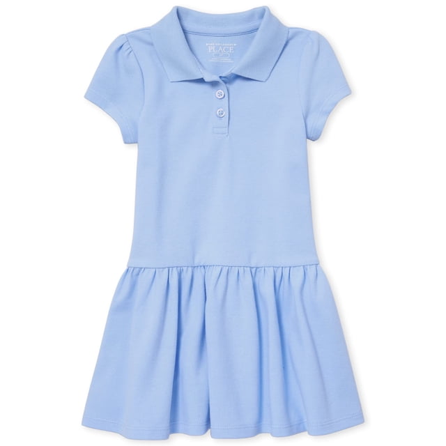 Polo Dress The Children's Place para bebés y niñas pequeñas, 2T
