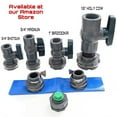 thumbnail image 4 of Van Enterprises 3/4" Bulkhead Fitting with Garden Hose Adapter Kit for Rain Barrels, Aquariums, Water Tanks, Tubs, Ponds, 4 of 4