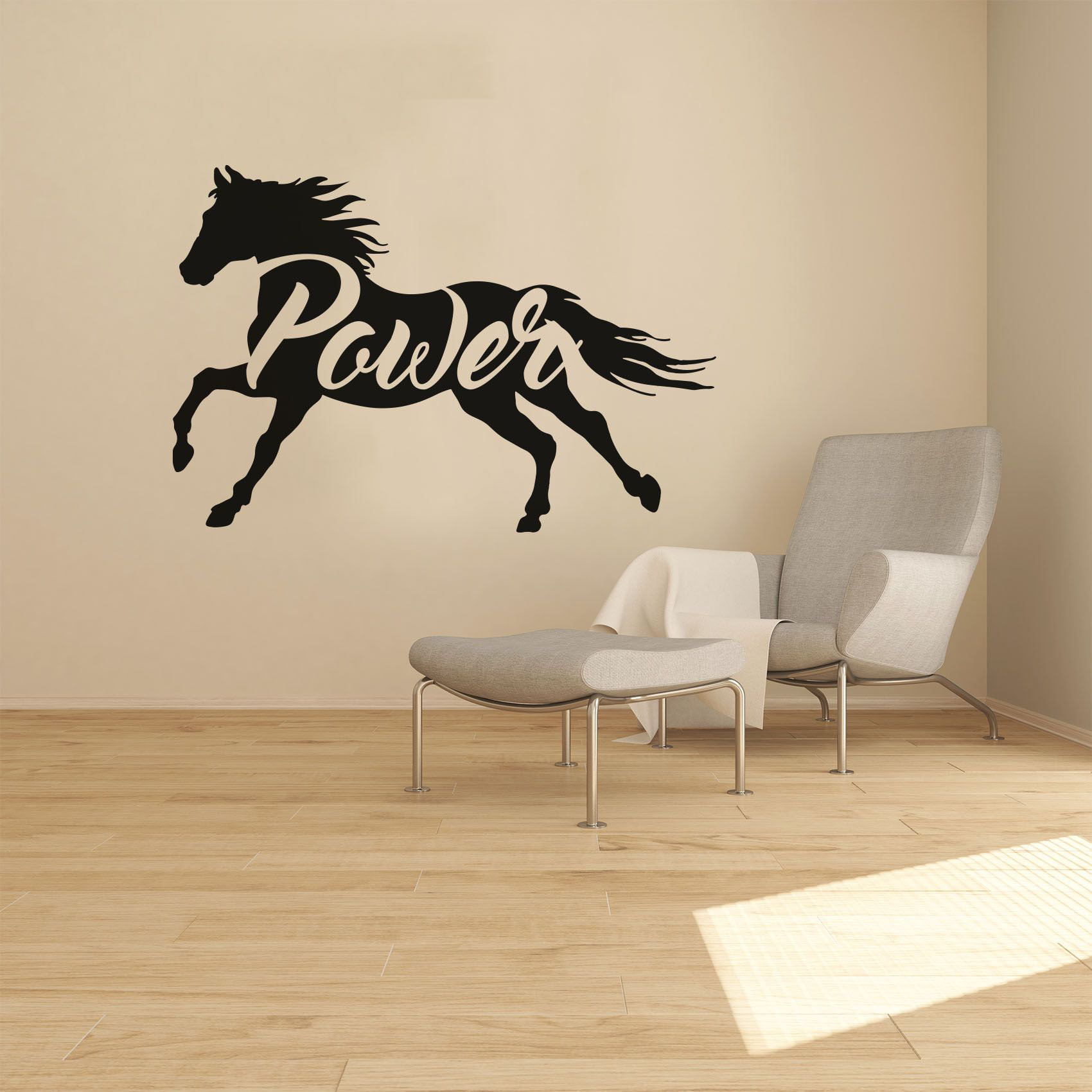 Power - Horse Racing Silhouette Stallion and Mare Silhouette ...