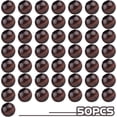 thumbnail image 2 of 50pcs 20mm Black Coffee Wood Beads Large Hole Round Beads Natural Wooden Loose Spacer Beads for DIY Crafts Jewelry Making Garlands Home Decor, Hole: 10 mm, 2 of 7