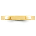 thumbnail image 3 of 14k Yellow Gold 3mm Standard Weight Flat Comfort Fit Wedding Band Size 12.5 FLC030, 3 of 5