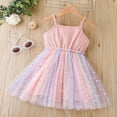 thumbnail image 2 of adviicd Baby Girl Dress Toddler Kids Girls Sleeveless Strap Tulle Patchwork Summer 5 Year Old Girl Winter Clothes, 2 of 5