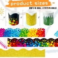 thumbnail image 6 of Bulletin Board Border Trim Decorations Confetti Scalloped Rolled Classroom Decoration for School Teacher Classroom Supplies 3Rolls 177ft Set2, 6 of 7