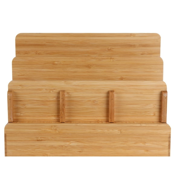 Hongchegh Charge Station Multifunctional Bamboo Charging Station Docking Organizer Cellphone Holder for Smartphones Multiple Devices Tablets