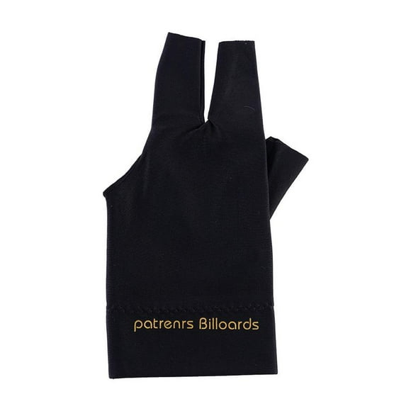 Gants de Piscine à 3 Doigts Gants de Billard Main Gauche Snooker Gants de Sport Ajustables Hommes Femmes