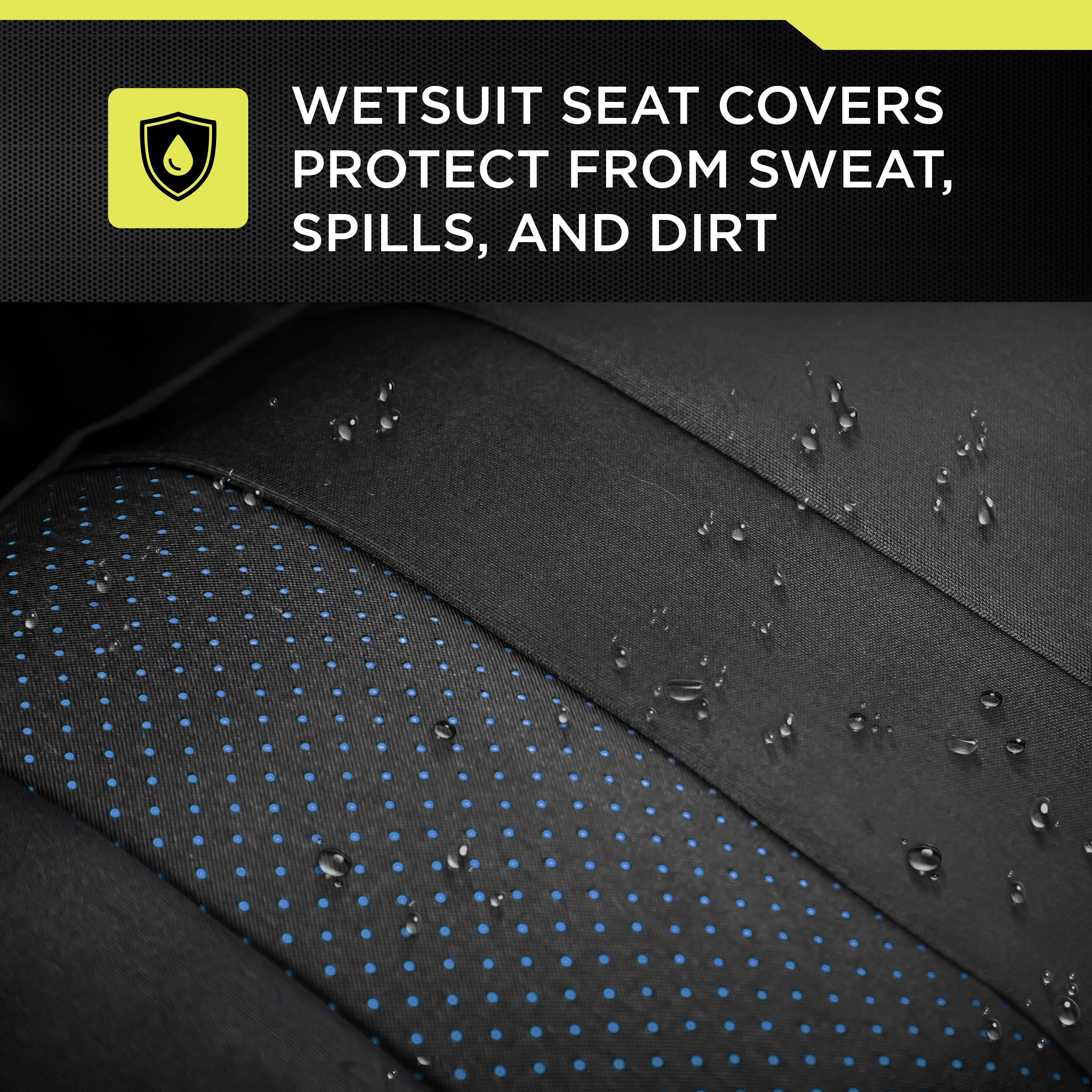 Auto Drive Eco-Friendly Waterproof Blue Seat Cover for Most Cars - Universal Fit