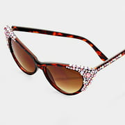 Bubbly Leopard Cat Eye Sunglasses