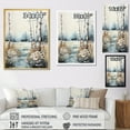 thumbnail image 4 of Designart "Winter Wonderland Alaska I" Landscapes Floater Framed Wall Art Print, 4 of 7