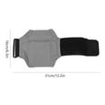 thumbnail image 3 of Masteelf Grey Elastic Leg Band Phone Holder with Non Slip Design for Running Workouts 5.57.5 Inch Phones, 3 of 11