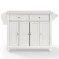 thumbnail image 3 of Crosley Furniture Cambridge Wood Granite Top Kitchen Island in White, 3 of 12