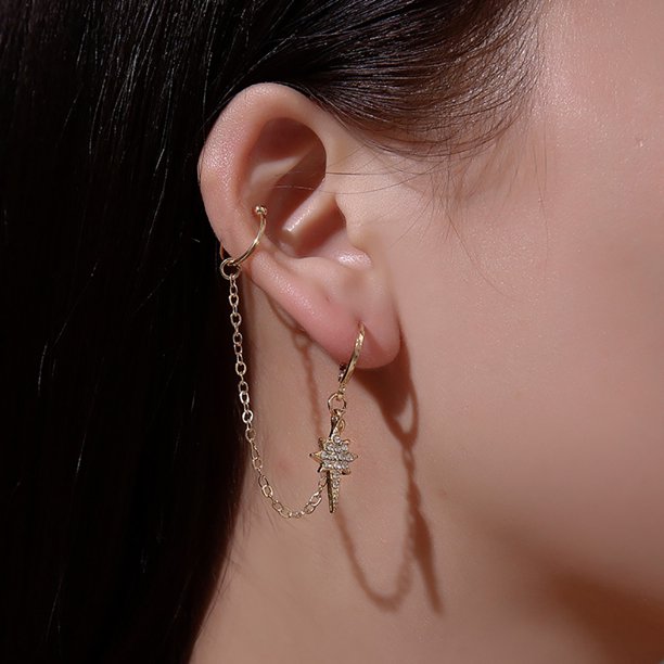 Pendientes de Borlas En Forma de Estrella onlyliua Colgantes de mujer Joyería de boda regalo