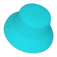 thumbnail image 3 of Gaeub Aqua Printed Double Sided Reflective Bucket Hat Foldable Sun Hat for Camping Hiking Fishing, 3 of 9