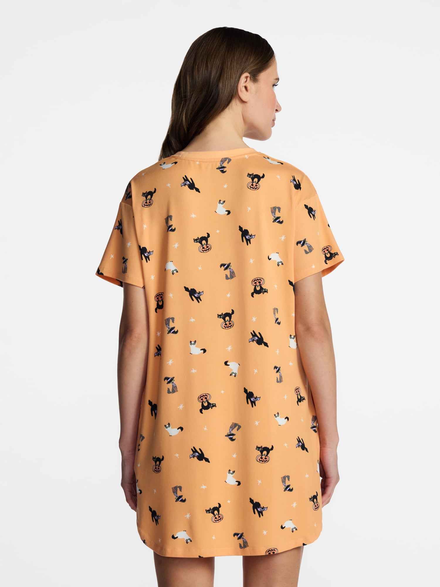 Halloween Women's Sleepshirt Top and Socks Set from Way to Celebrate, 2-Piece, Sizes XS-3X