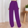 thumbnail image 6 of Sweatpants for Women 2025 Elastic High Waisted Loose Fit Wide Straight Leg Joggers with Pockets Trousers Sweat Pants, 6 of 7