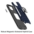 thumbnail image 6 of Phone Case for Samsung Galaxy A33 5G Armor Hybrid with Ring Holder Kickstand Shockproof Heavy-Duty Durable Rugged Dual Layer Cover for Galaxy A33 5G - Blue, 6 of 10