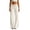 White -AJ10, variant on Nestiefly Baggy Sweatpants for Women Fleece Wide Leg Low Rise Drawstring Pants Elastic Waist Fall Winter Joggers Sweat Shirts Black L