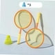thumbnail image 1 of Raquetas de bádminton para niños Raqueta de tenis para niños Raqueta de tenis con agarre cómodo Deportes naranja y amarillo, 1 of 7