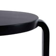 thumbnail image 5 of Mateo Round Backless Stacking Stools - Set of 2 - Black, 5 of 5