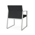 thumbnail image 5 of Fauteuil d'Invité d'Attente pour Réception Gansett / Acier Argenté / Gris Foncé / Noir, 5 of 5