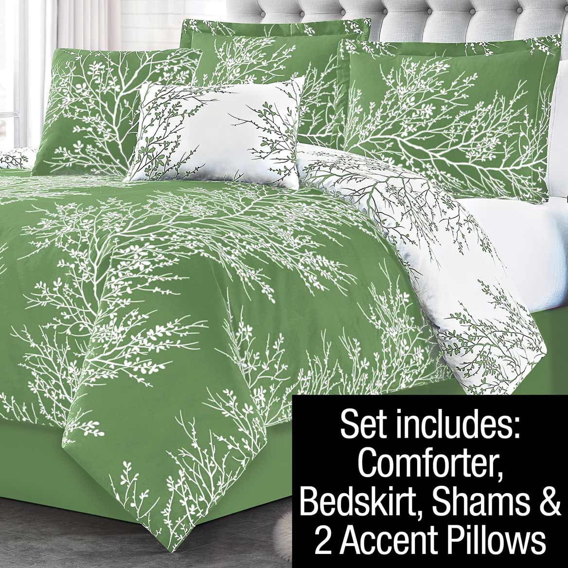 6-Piece Foliage Comforter Set