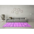 thumbnail image 3 of Ahgly Company Indoor Rectangle Abstract Purple Modern Area Rugs, 7' x 9', 3 of 4