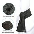 thumbnail image 2 of 63"x20" Camouflage Netting Camo Scarf Camo Netting Veil Desert Mesh Scarves Black 2 Pack, 2 of 5