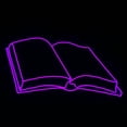 thumbnail image 4 of Handmadetneonsign Book Neon Sign, Reading Book Lover Wall Art Decor, Book Store Wall Decor, 4 of 5