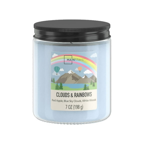 MS TWIST 7OZ Clouds and Rainbows Single Wick Candle