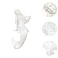 thumbnail image 6 of deevoka Garden Sitting Mermaid Figure Statue Elegant for Pool Pond Mermaid Sculpture White, 6 of 9