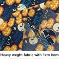 thumbnail image 3 of Halloween Tablecloth, Halloween Table Cloth with Pumpkin Spider Web Bat Tablecloth, Waterproof Wrinkle Free Rectangle Tablecloth Polyester Fabric Table Cover for Halloween Party Decoration, Black, 3 of 5