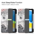 thumbnail image 2 of SaniMore for iPad 10th Generation 10.9" 2022 Case, Auto Sleep/Wake, PU Leather Case with Tri-Fold Kickstand & Pencil Holder Shockproof Protective Case for Women Men, Tower, 2 of 9