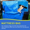 thumbnail image 4 of Grusce Housse de Matelas pour Déménagement, Protège-Matelas Imperméable, Housse Réutilisable de Rangement pour Matelas avec Poignées et Fermeture Éclair, Housse de Matelas pour Déménagement et Rangement, 4 of 5